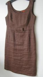 Jurkje met bolero in fifties/sixties stijl, linnen, maat 38, Kleding | Dames, Maat 38/40 (M), Bruin, Ophalen of Verzenden, Zo goed als nieuw