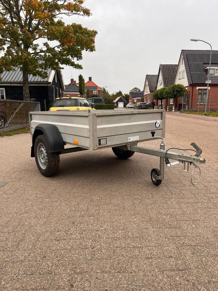 Hapert enkelasser 750KG uitvoering, Auto diversen, Aanhangers en Bagagewagens, Gebruikt, Ophalen