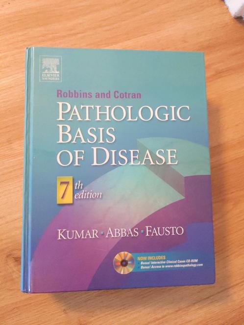 Robbins and Cotran Pathologic Basis of Disease geneeskunde a, Boeken, Studieboeken en Cursussen, Zo goed als nieuw, WO, Beta, Ophalen