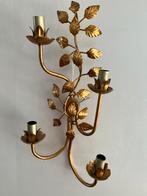 Vintage Florentine Wandlamp Verguld Hans Kögl 70’s, Antiek en Kunst, Antiek | Lampen, Ophalen of Verzenden