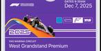 Formule 1 Abu Dhabi 2025 - West Grandstand Premium Ticket, Ophalen of Verzenden, Desktop