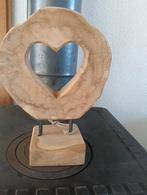 Olijfhouten decoratie hart, Huis en Inrichting, Woonaccessoires | Wanddecoraties, Ophalen of Verzenden, Zo goed als nieuw