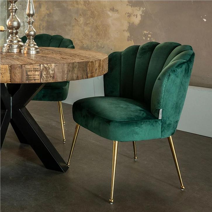 4 Richmond Eetkamerstoelen, Huis en Inrichting, Stoelen, Gebruikt, Vier, Stof, Overige kleuren, Ophalen of Verzenden