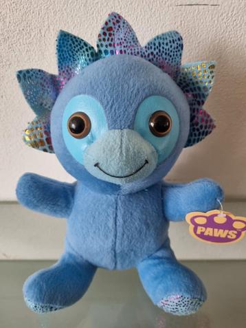 Paws, DRAAK BABY BLUE, 30 cm, Label/Kaart, Nieuw! beschikbaar voor biedingen