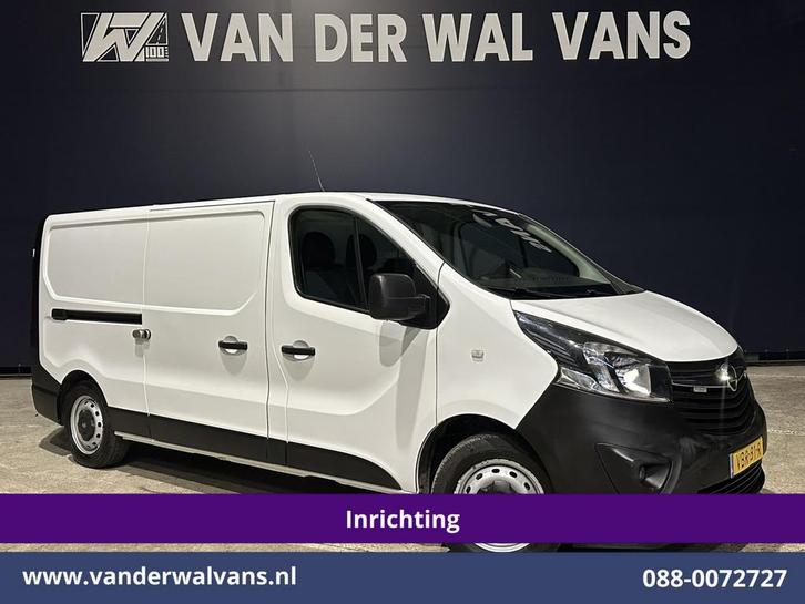 Opel Vivaro 1.6 CDTI 126pk L2H1 inrichting Euro6 Airco | Cam, Auto's, Bestelauto's, Bedrijf, Te koop, ABS, Achteruitrijcamera