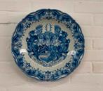 Bord antieke royal Goedewaagen Delfts blauwe Gouda wandbord., Ophalen of Verzenden
