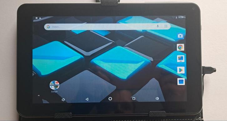 Android tablet met toetsenbordcase | weinig gebruikt, Computers en Software, Android Tablets, Zo goed als nieuw, Wi-Fi, 10 inch