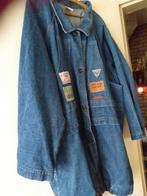 dames jas spijkerstof m 40  merk Clock house half lang, Ophalen of Verzenden, Gedragen, Maat 38/40 (M), Blauw