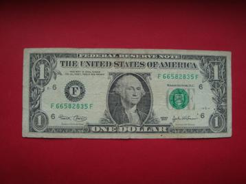Bankbiljet Amerika 1 Dollar George Washington 2003.   beschikbaar voor biedingen
