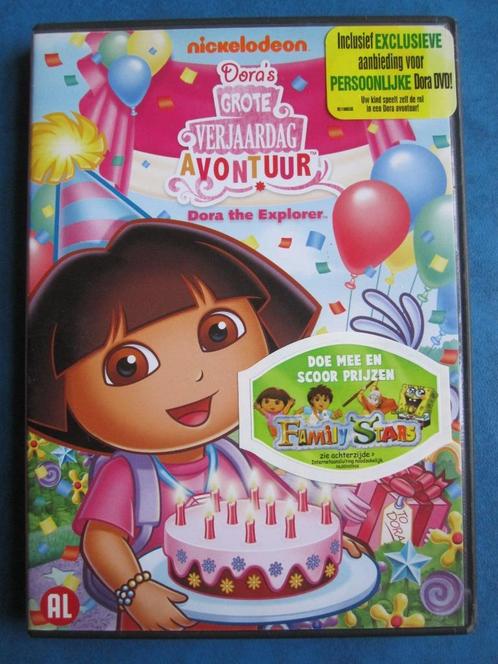 Dora's grote verjaardag avontuur, Cd's en Dvd's, Dvd's | Tekenfilms en Animatie, Zo goed als nieuw, Amerikaans, Tekenfilm, Alle leeftijden