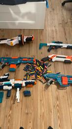 Nerf Guns met accessoires, Kinderen en Baby's, Speelgoed | Buiten | Actiespeelgoed, Ophalen, Gebruikt
