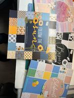 Papierblokken 30 x 30 en 15 x 30, Hobby en Vrije tijd, Scrapbooking, Ophalen of Verzenden, Zo goed als nieuw