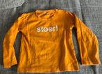 Stoer long sleeve Oranje Koningsdag maat 104 merk Lief, Lief, Jongen of Meisje, Zo goed als nieuw, Shirt of Longsleeve