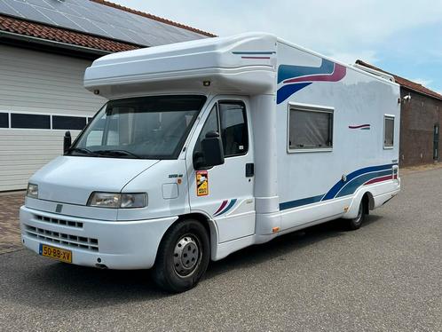 Camper Fiat ducato 2.5 TD met Fendt 680SKF opbouw, Caravans en Kamperen, Campers, Particulier, tot en met 4, Half-integraal, Fiat