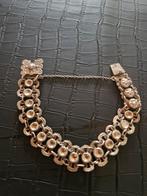 Antieke vintage zilveren armband met zilver keurmerken, Ophalen, Zilver