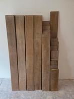 hardhouten vloerdelen, Doe-het-zelf en Verbouw, Vloerdelen en Plavuizen, Ophalen, Gebruikt, Vloerdelen of -planken, 10 m² of meer