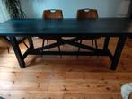 eettafel met houten onderstel - Zelf ophalen, Ophalen, Gebruikt, 200 cm of meer, 50 tot 100 cm
