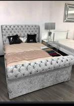 Luxe Panel Line bed met matras te koop  Verkrijgbaar in alle, Verzenden, Nieuw, Tweepersoons
