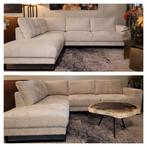 Hoekbank Brandon DIRECT LEVERBAAR Beige & grijs, Ophalen of Verzenden, Nieuw, Stof