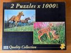 Legpuzzel met paarden en reekalfjes, Ophalen of Verzenden, 500 t/m 1500 stukjes, Gebruikt, Legpuzzel