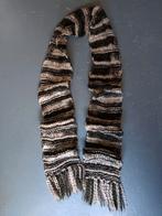 Gestreept Gebreide Sjaal, Kleding | Dames, Handgemaakt, Ophalen of Verzenden, Zo goed als nieuw, Sjaal