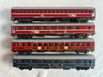 4x Lima DB TEN / DSG slaaprijtuigen, Gebruikt, Gelijkstroom, Wagon, Ophalen of Verzenden