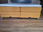 Boxspring (elektrische bodem) 180x210, Huis en Inrichting, Ophalen, 210 cm, Tweepersoons, Zo goed als nieuw