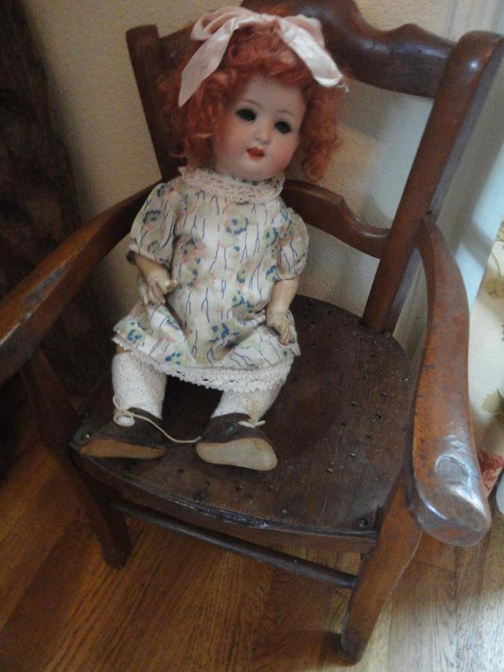 prachtig antiek FRANS HOUTEN STOELTJE (rond 1900), Antiek en Kunst, Antiek | Woonaccessoires, Ophalen of Verzenden