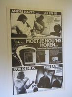 V&D LP Top 25 / Andre Hazes Promotie Advertentie Top 40 1985, Verzamelen, Muziek, Artiesten en Beroemdheden, Nieuw, Boek, Tijdschrift of Artikel