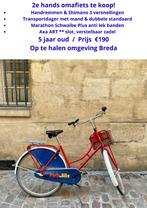 Oma Fiets 2e Hands / Versnellingen & handremmen, Fietsen en Brommers, Fietsen | Dames | Omafietsen, Ophalen, Gebruikt, 56 cm of meer