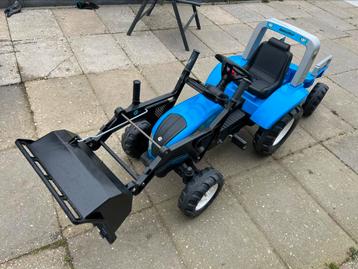 Kindertrekker compleet met voorschep en aanhanger beschikbaar voor biedingen