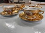 Klassieke kopjes (met goud), Verzamelen, Ophalen of Verzenden, Gebruikt, Porselein, Kop en/of schotel