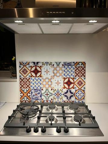 Spatscherm keuken Glas authentiek