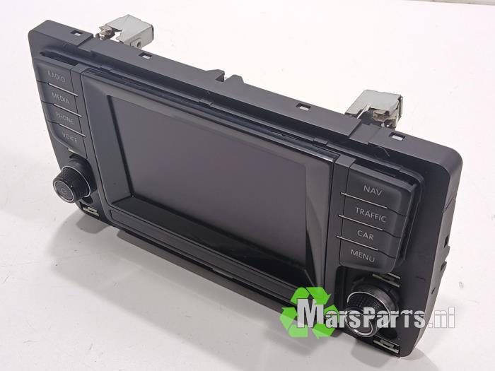 Navigatie Display van een Volkswagen Golf, Gebruikt, -, Volkswagen, -