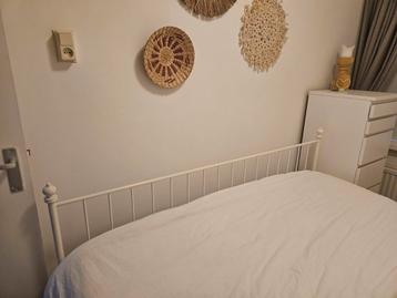 Ikea Leivrik bed 180x200 wit. - afbeelding 3