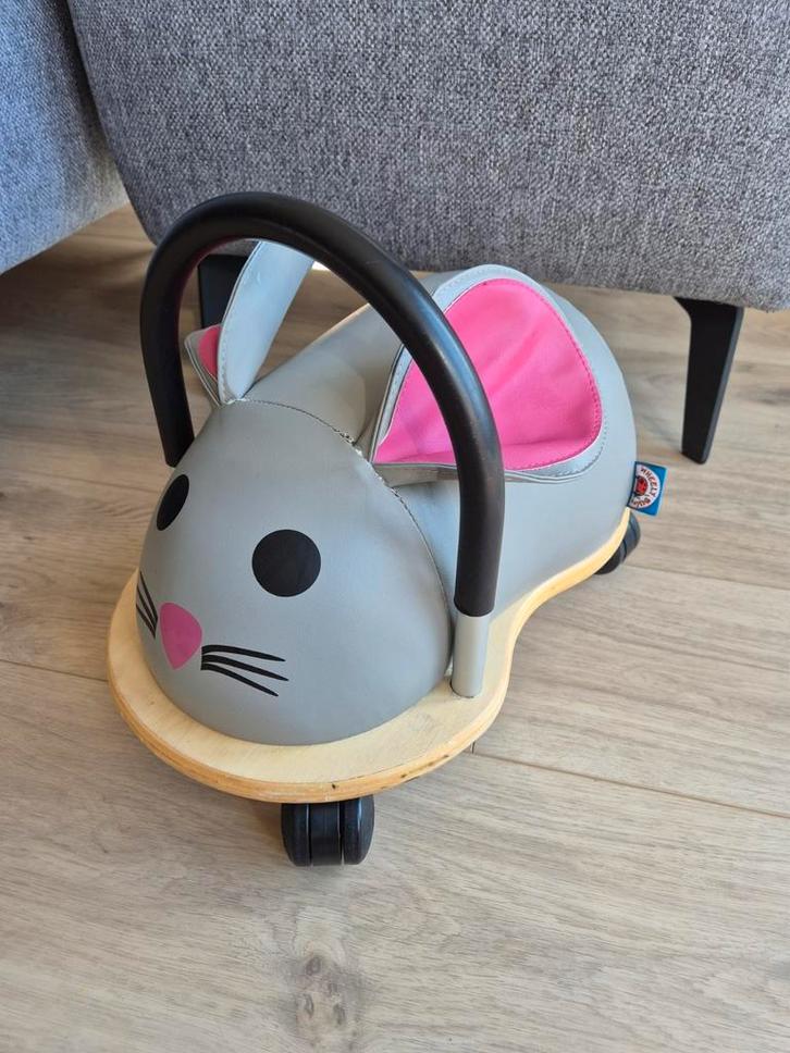 Wheelybug muis loopwagen, Kinderen en Baby's, Speelgoed | Buiten | Voertuigen en Loopfietsen, Gebruikt, Loopvoertuig, Ophalen