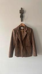 Zgan blazer/colbert met dierenprint van Ambika, Kleding | Dames, Maat 38/40 (M), Bruin, Ophalen of Verzenden, Zo goed als nieuw