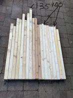 Timmerhout, balkjes, balken 69 x 44 mm, ongeveer 20 meter, Ophalen, Zo goed als nieuw, Vuren, Balk