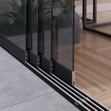  Glazen schuifwanden voor uw overkapping – montage binnen  beschikbaar voor biedingen