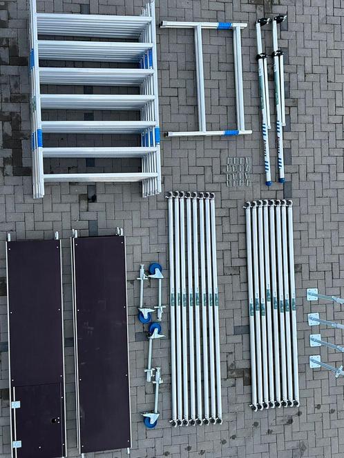 Rolsteiger Alumexx 10,2 WH Met gratis rolmaat!, Doe-het-zelf en Verbouw, Steigers, Zo goed als nieuw, Rolsteiger of Kamersteiger