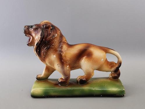 Vintage Sculptuur leeuw Jan Ogórek Warschau, Antiek en Kunst, Kunst | Beelden en Houtsnijwerken, Verzenden