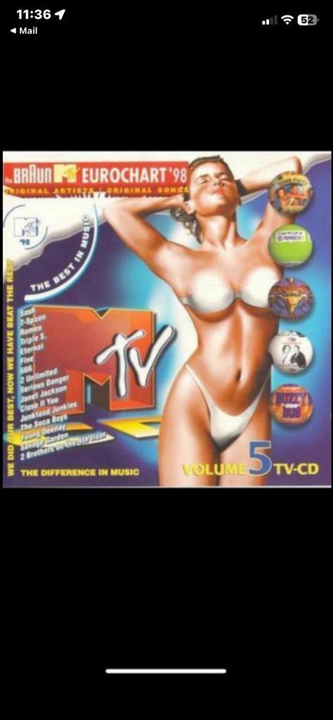MTV Eurochart '98 Volume 5 TV-CD, Cd's en Dvd's, Cd's | Verzamelalbums, Gebruikt, Pop, Ophalen of Verzenden