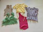 Pakket met 5 tops Zara mt XS, Zara, Geel, Ophalen of Verzenden, Zo goed als nieuw
