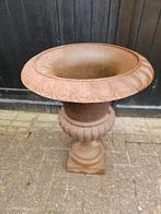 Gietijzeren tuinvaas 76cm hoog vaas groot vintage, Ophalen, Zo goed als nieuw