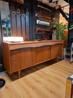 Vintage lowboard sideboard teak kast wandkast wandmeubel, Huis en Inrichting, Kasten | Dressoirs, Vintage mid century design jaren 60 70