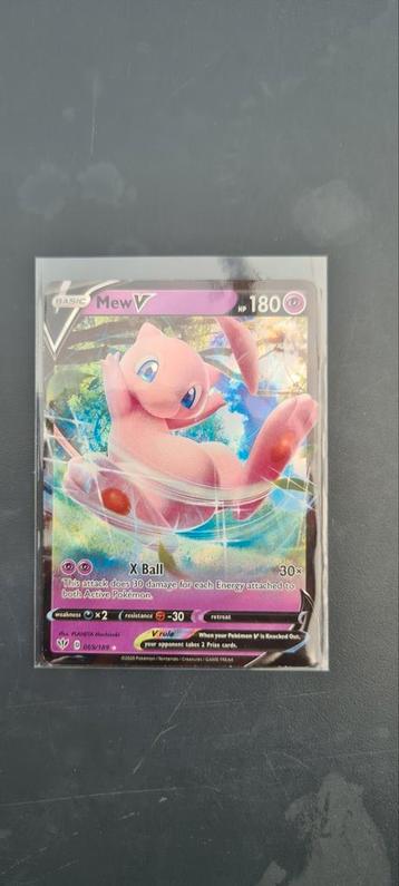 Pokemon kaart Mew V 69/189 beschikbaar voor biedingen