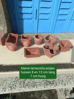 unieke franse mini terracotta potjes kweekpot bloempot, Overige vormen, Nieuw, Terracotta, Tuin