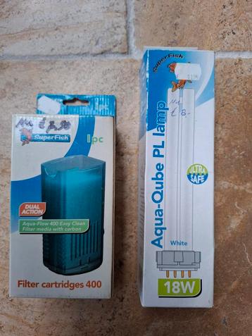 Nieuwe aquarium spullen lampen filtermateriaal bruissteen beschikbaar voor biedingen