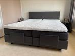 Elektrische boxspring 180x210 Pullman, Huis en Inrichting, Ophalen, Grijs, 210 cm, Tweepersoons