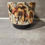 Leuke bloempot, Rond, Ophalen of Verzenden, Aardewerk, Minder dan 40 cm